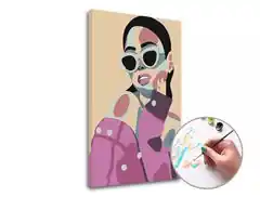 Online Kaufen Malen nach Zahlen FEMALE POSE - niedriger Schwierigkeitsgrad