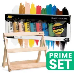 Abverkauf Solo Goya Acrylfarben-Set - ARTMIE Goldstreichhölzer mit Ständer