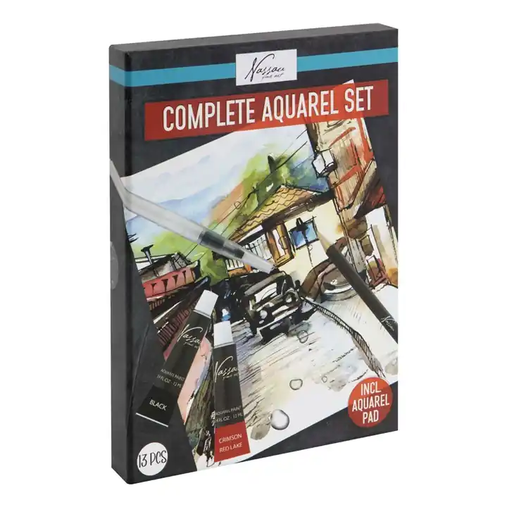 Aquarellset Nassau | 13-teiliges Set Kostenfreie Lieferung