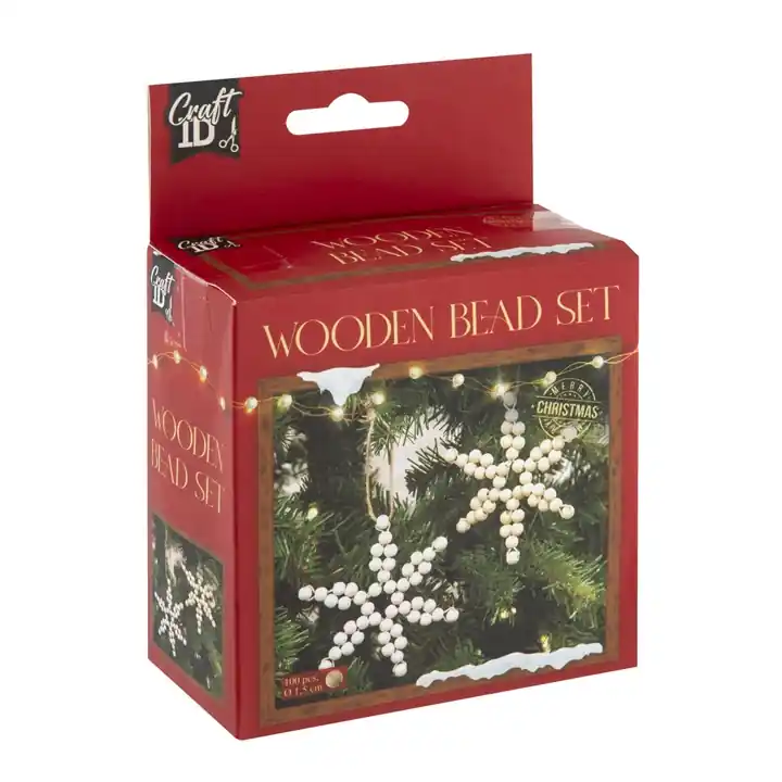 XMAS STARS Holzperlenset Mega-Angebot