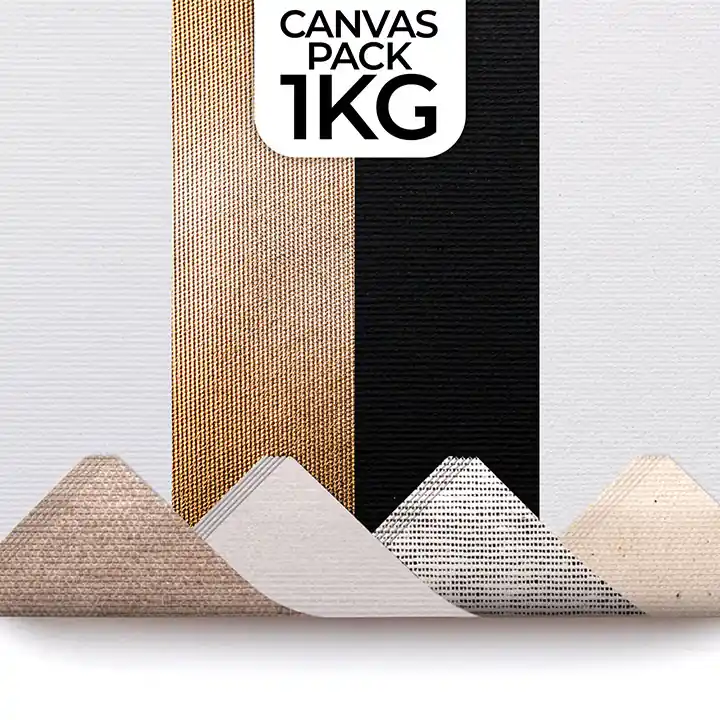 ARTMIE Gemischte Künstler-Leinwände 1 kg Echt