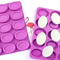 Zertifiziert Silikon-Seifenform - Ovale