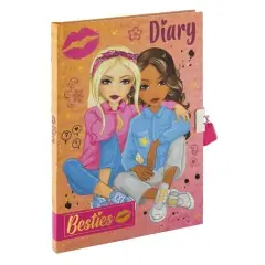 Angebot BESTIES A5 Tagebuch mit Schloss 60 Blatt