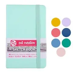 Art Creation Pocket Skizzenbuch | navy blue, Expressversand