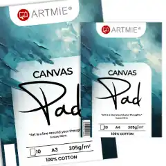 Angebot Malerei Leinwand Block ARTMIE 10 Blätter | A4