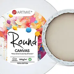 ARTMIE rundes Gemälde Leinwand auf Rahmen | 60 cm Gleich Bestellen