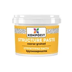 Weiße grobkörnige Strukturierungspaste von Kompozit | 1 000 ml Abverkauf