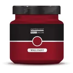 Weltweiter Versand Wanddekor Farbe 1000 ml | Bright red