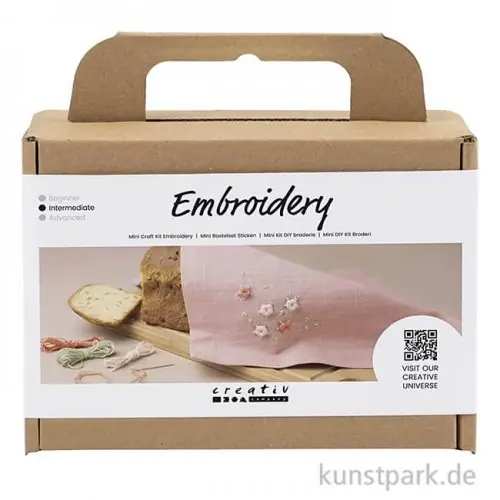 Mini Stickset - Stoffserviette, Staubrosa Günstig