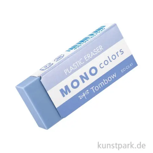 Kostenloser Rückversand Tombow Radierer MONO Colors, Blau