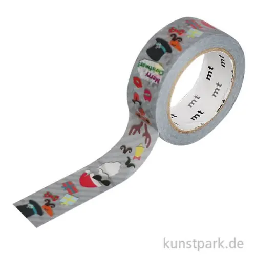 Neu MT Masking Tape Christmas Face, 15 mm, 7 m Rolle