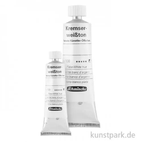 Neu Schmincke Kremserweißton Ölfarbe