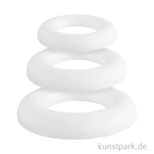 Großhandel Styroporring zum Basteln, Flach