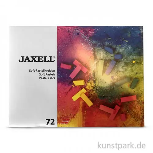 Begrenztes Angebot JAXELL Pastellkreide, 72 halbe Stifte im Kartonetui