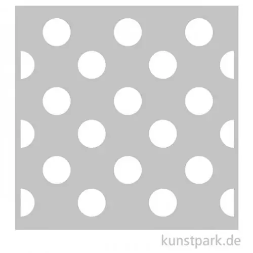 Wochenendangebot Schablone 30,5x30,5 cm - Polka Dots