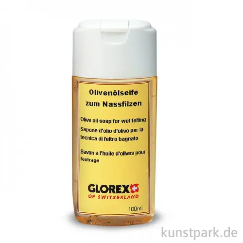 Olivenölseife zum Nassfilzen, 100ml Markenware