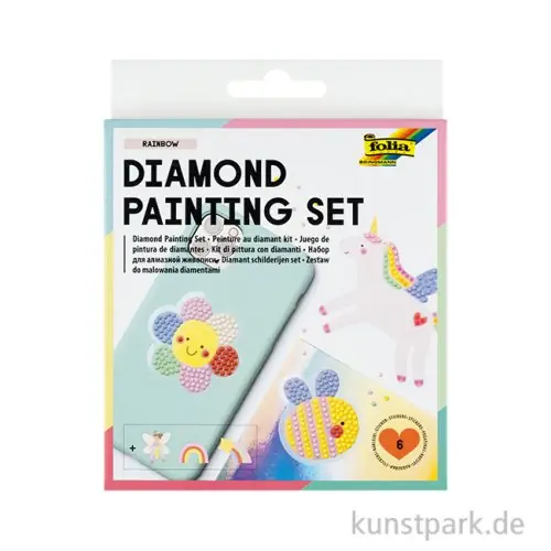 Gratis Versand Diamond Painting Set - Sticker, Rainbow