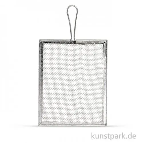 Eckiges Spritzsieb, Größe 13 x 8,5 cm Kracherpreis