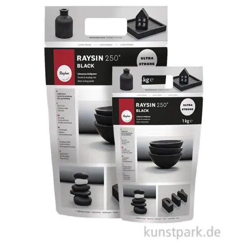 Gips Gießpulver Raysin 250 - schwarz Neue Ware