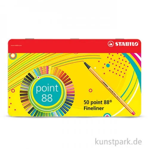 STABILO Point 88 Fineliner 50er Metalletui Mega-Angebot