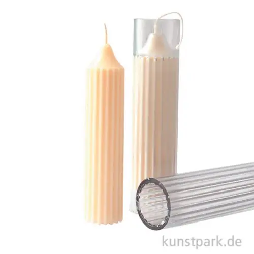 Direkt Vom Hersteller Kerzengießform - Stabkerze gestreift, Höhe 14 cm