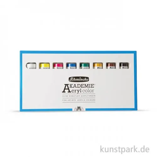 Wochenendangebot Schmincke AKADEMIE Acrylfarben Set - 8 x 20 ml Tuben