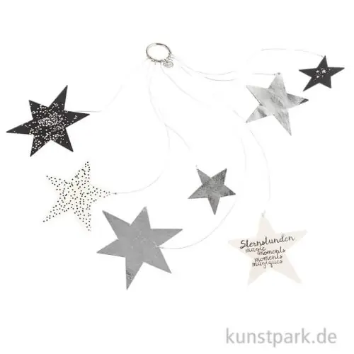 Günstig Good old friends - Kleiner Sternenregen, Silber-Schwarz