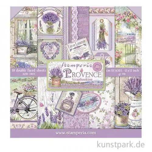 Jetzt Kaufen Stamperia Scrapbooking Pad - Provence 30,5 x 30,5 cm