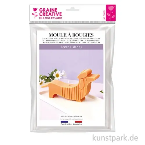 Schnäppchen Kerzengießform - Dackel