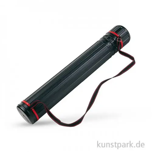 Direkt Vom Hersteller Transportrolle aus schwarzem Kunststoff, 77 - 135 cm, ø 11,5 cm