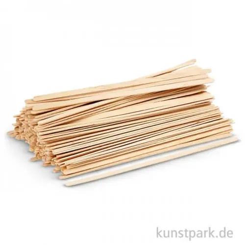 Lutscherstiele 19 cm, Breite 6 mm, 200 Stück Aktuell