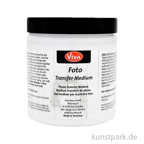 Viva Decor Foto-Transfer Medium 250 ml - transparent Expressversand