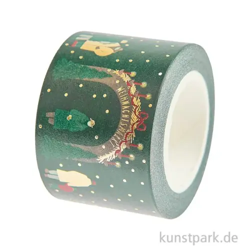 Super-Preis Washi Tape - Weihnachtsmarkt, 30 mm, 10 m Rolle