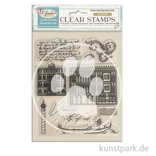 Stamperia Acrylic Stamps - Venice City of Art Elements Nur Heute