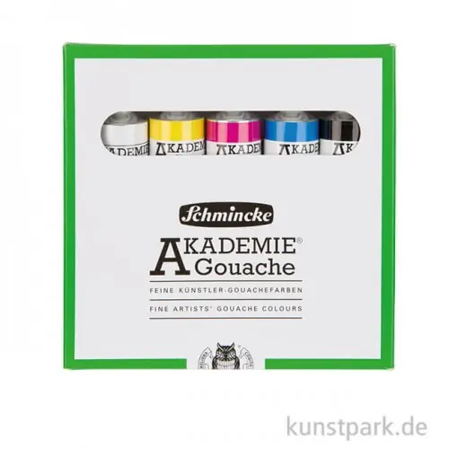 Must-Have Schmincke AKADEMIE Gouache Primärfarben-Set, 5 x 20 ml