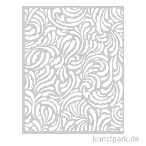 Bestpreis Stamperia Schablone - Songs of the Sea Texture, 20 x 25 cm