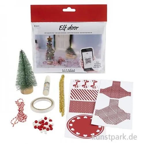 Mini-Kreativ-Kit Wichteltür, Weihnachtsbaum Geld-Zurück-Garantie
