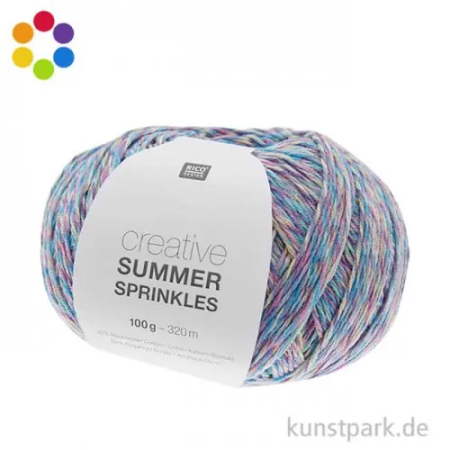 Rico Garn - Creative Summer Sprinkles, 100g, 320m Ab Werk