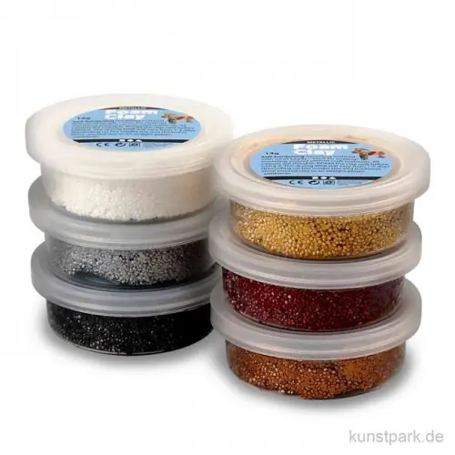 Premium Foam Clay - Metallic Sortiment 1, 6x14 g