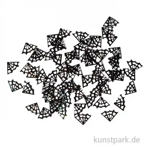 Spinnennetz-Pailletten, ca 100 Stück Neuheit