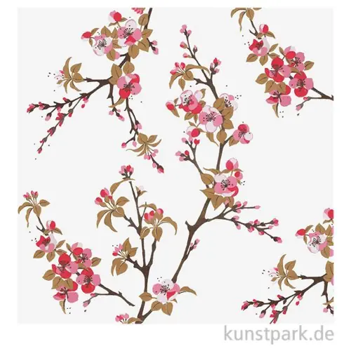Direkt Vom Hersteller Servietten Fiori Rossi - 33 x 33 cm