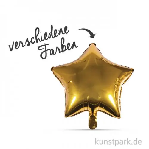 Folienballon Stern, 46x49 cm Limited Edition