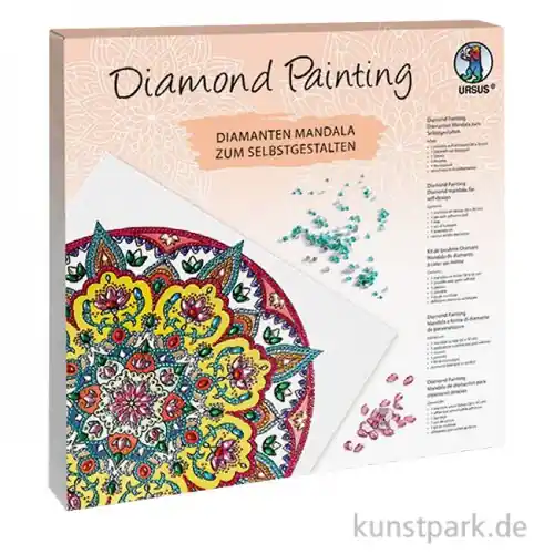 Preisknaller Diamond Painting Set - Mandala 3, 30 x 30 cm