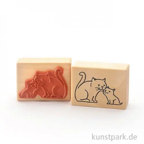 Stempel - Schmusekatzen, 5x7 cm Bestpreis