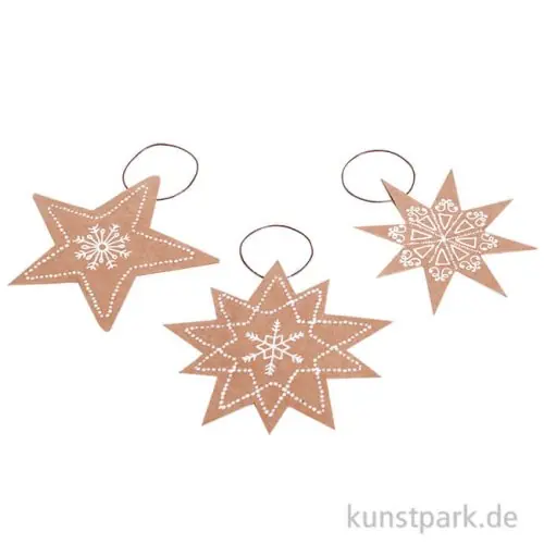 Günstig Good old friends - Lebkuchenornamente, 3er Set, Sterne
