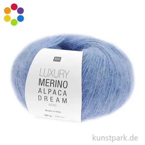 Nur Für Kurze Zeit Rico Wolle - Luxury Merino Alpaca Dream aran, 50g, 125m