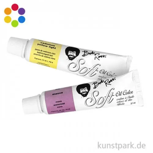 Bob Ross Soft-Ölfarbe Blumenmalerei Kostenloser Versand