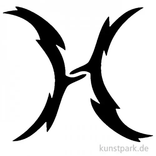 Bodypainting-Schablone - Fische Zertifiziert