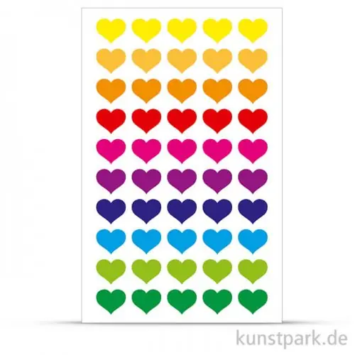 Maildor Cooky Sticker - Herzen bunt Original