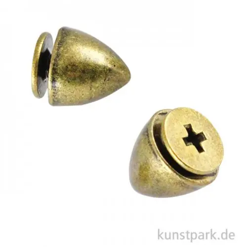 Highlight Metall-Nieten mit Schraubverschluss 2er Set, Durchmesser 8mm